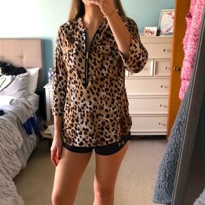 Calvin Klein Leopard blouse